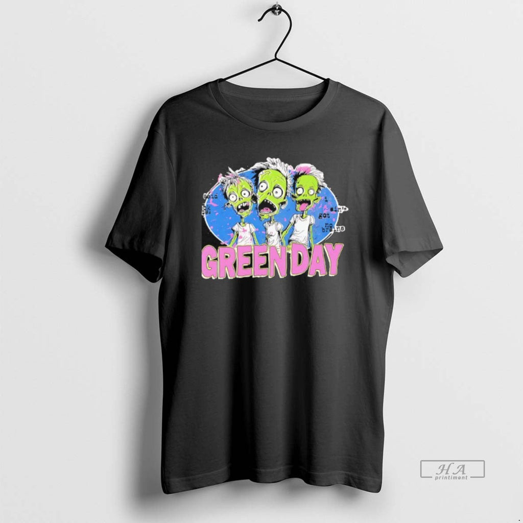 Trendy Green Day Zombies - Adult & Kids T-Shirts, Sweatshirts & Hoodies apparel design preview 1