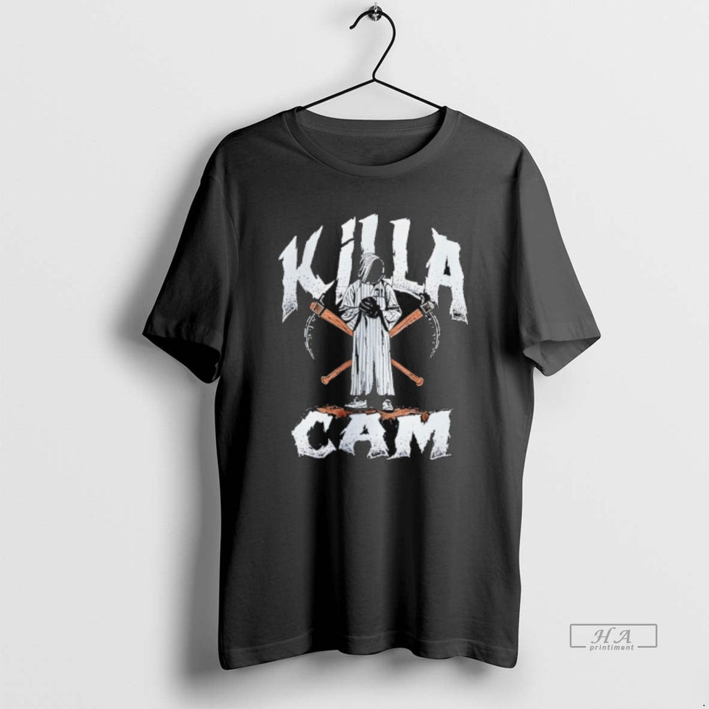 Trendy Grim Reaper New York Baseball Killa Cam - Adult & Kids T-Shirts, Sweatshirts & Hoodies apparel design preview 1