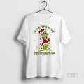 Trendy Grinch Christmas Lights Im Fine This Is - Adult & Kids T-Shirts, Sweatshirts & Hoodies apparel design preview 1