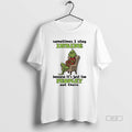 Trendy Grinch Christmas Sometimes I Stay Inside - Adult & Kids T-Shirts, Sweatshirts & Hoodies apparel design preview 1