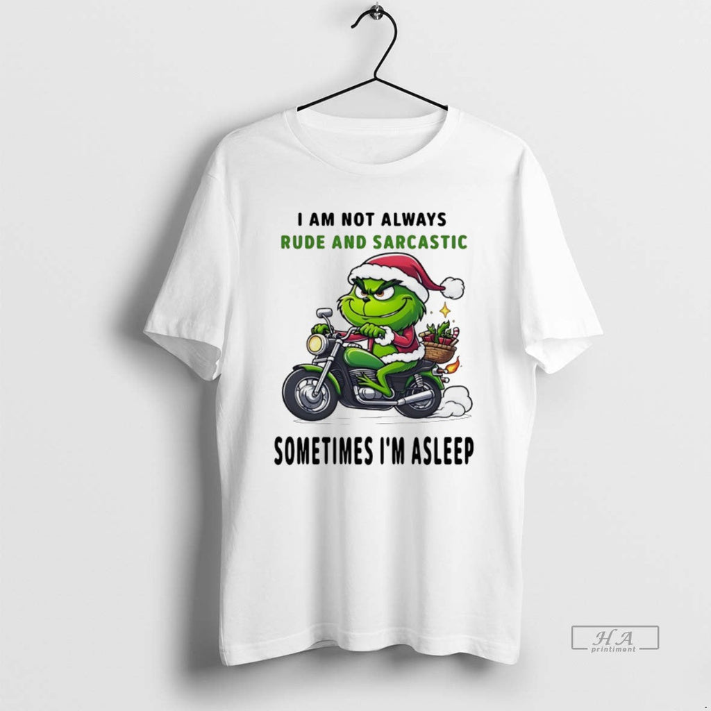 Trendy Grinch I Am Not Always Rude And Sarcastic - Adult & Kids T-Shirts, Sweatshirts & Hoodies apparel design preview 1