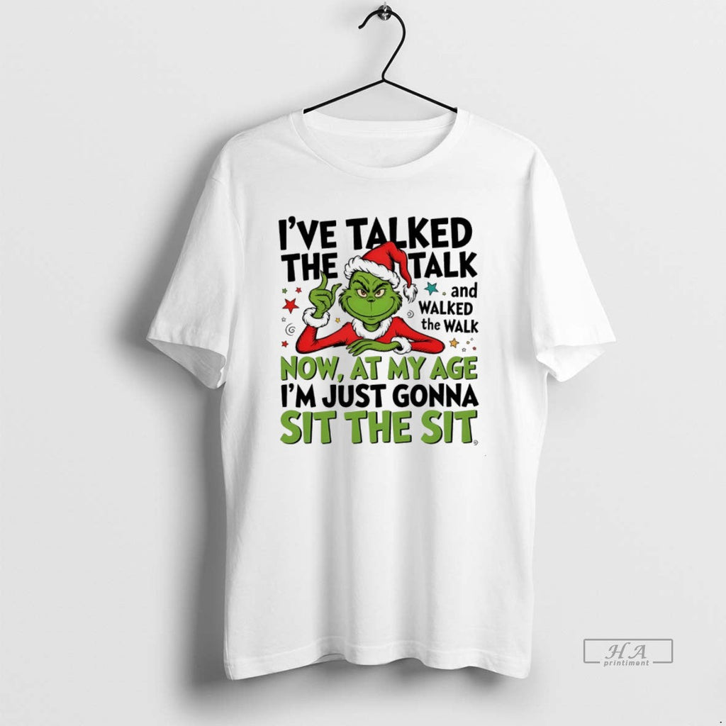 Trendy Grinch Ive Taked The Talk And Walked Walk Now - Adult & Kids T-Shirts, Sweatshirts & Hoodies apparel design preview 1