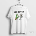 Trendy Grinch Skeleton Hand Six Seven Floral - Adult & Kids T-Shirts, Sweatshirts & Hoodies apparel design preview 1