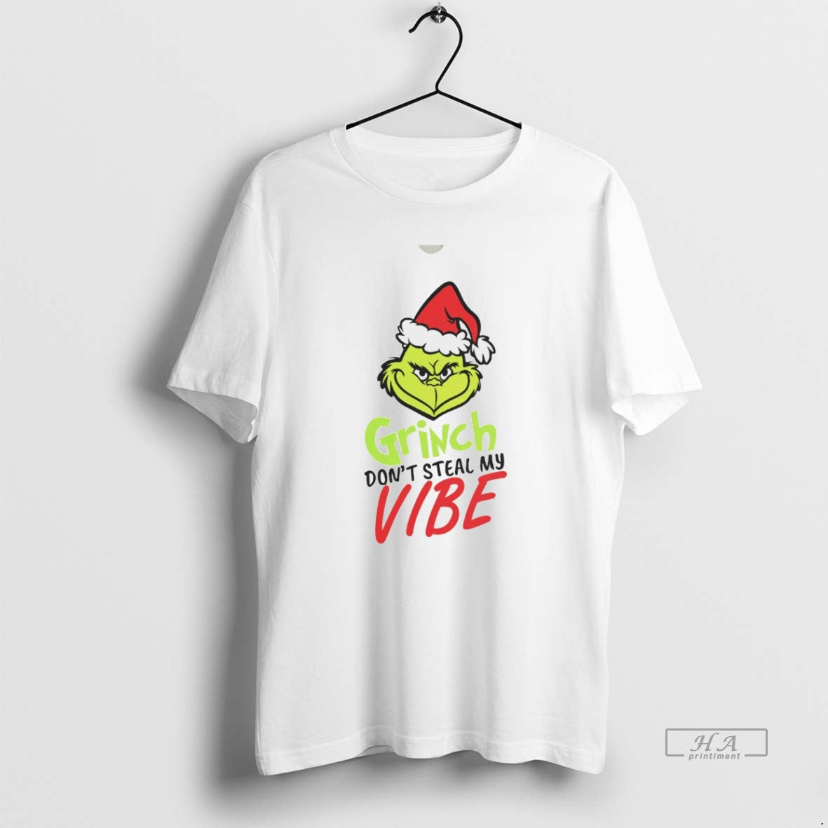 Trendy Grinch Dont Steal My Vibe Christmas White - Adult & Kids T-Shirts, Sweatshirts & Hoodies apparel design preview 1