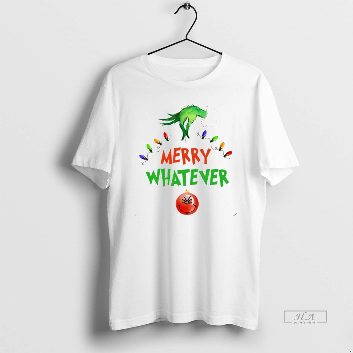 Trendy Grinch Green Monster Merry What Christmas - Adult & Kids T-Shirts, Sweatshirts & Hoodies apparel design preview 1