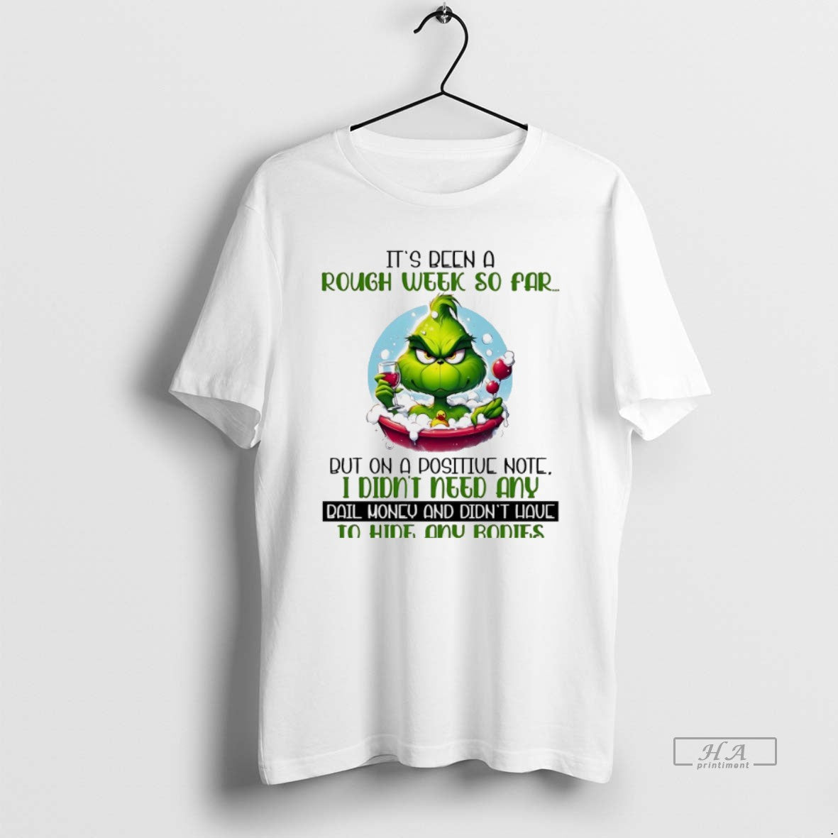 Trendy Grinch Its Been A Rough Week So Par But On - Adult & Kids T-Shirts, Sweatshirts & Hoodies apparel design preview 1