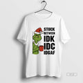 Trendy Grinch Stuck Between Christmas White - Adult & Kids T-Shirts, Sweatshirts & Hoodies apparel design preview 1