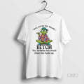 Trendy Grinch You Curse Too Much Bitch Breathe Shut - Adult & Kids T-Shirts, Sweatshirts & Hoodies apparel design preview 1