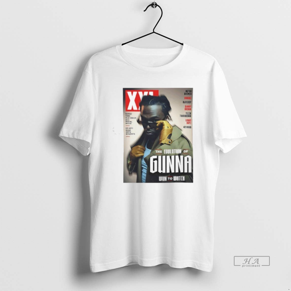 Trendy Gunna The Evolution Of Win To Water - Adult & Kids T-Shirts, Sweatshirts & Hoodies apparel design preview 1
