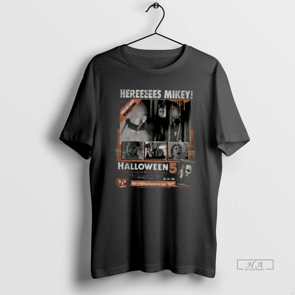 Trendy Halloween 5 The Revenge Of Michael Myers Heres - Adult & Kids T-Shirts, Sweatshirts & Hoodies apparel design preview 1