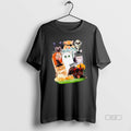 Trendy Halloween Cat Collage - Adult & Kids T-Shirts, Sweatshirts & Hoodies apparel design preview 1