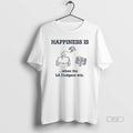 Trendy Happiness Is When The La Dodgers Win - Adult & Kids T-Shirts, Sweatshirts & Hoodies apparel design preview 1