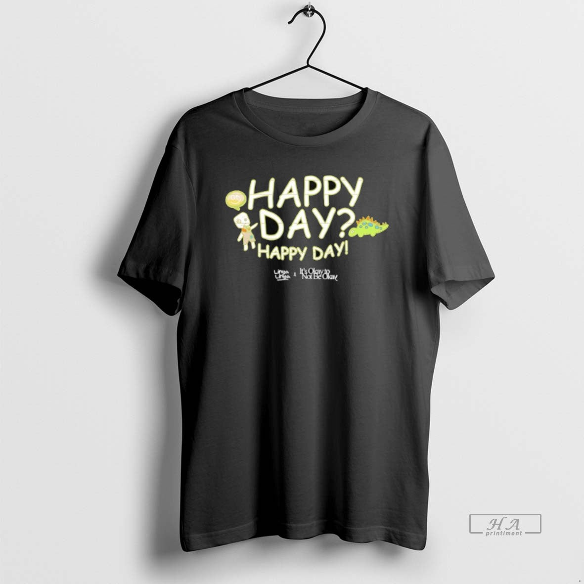 Trendy Happy Day Linya X Its Okay To Not Be - Adult & Kids T-Shirts, Sweatshirts & Hoodies apparel design preview 1