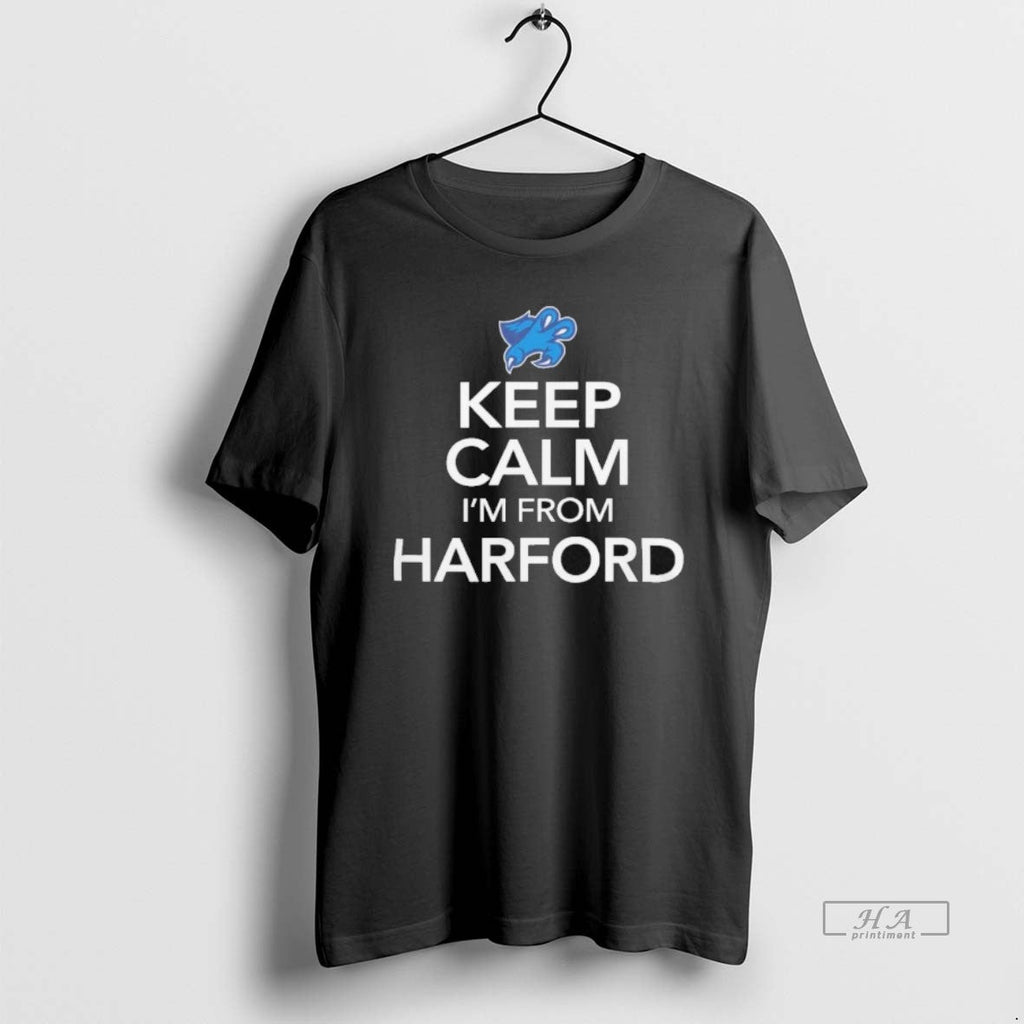 Trendy Harford Community College Athletics Keep Calm - Adult & Kids T-Shirts, Sweatshirts & Hoodies apparel design preview 1