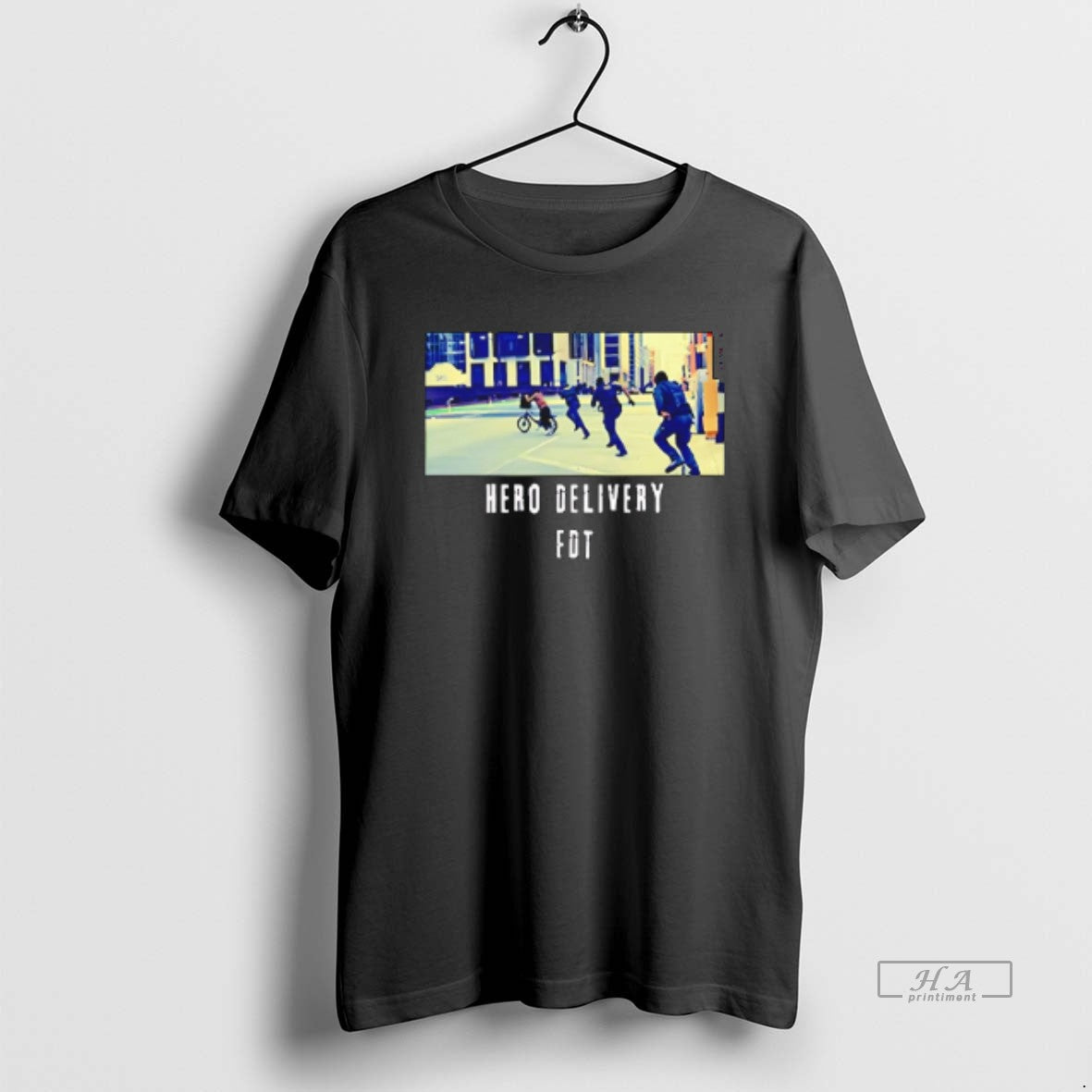 Trendy Hero Delivery Fdt Retro - Adult & Kids T-Shirts, Sweatshirts & Hoodies apparel design preview 1