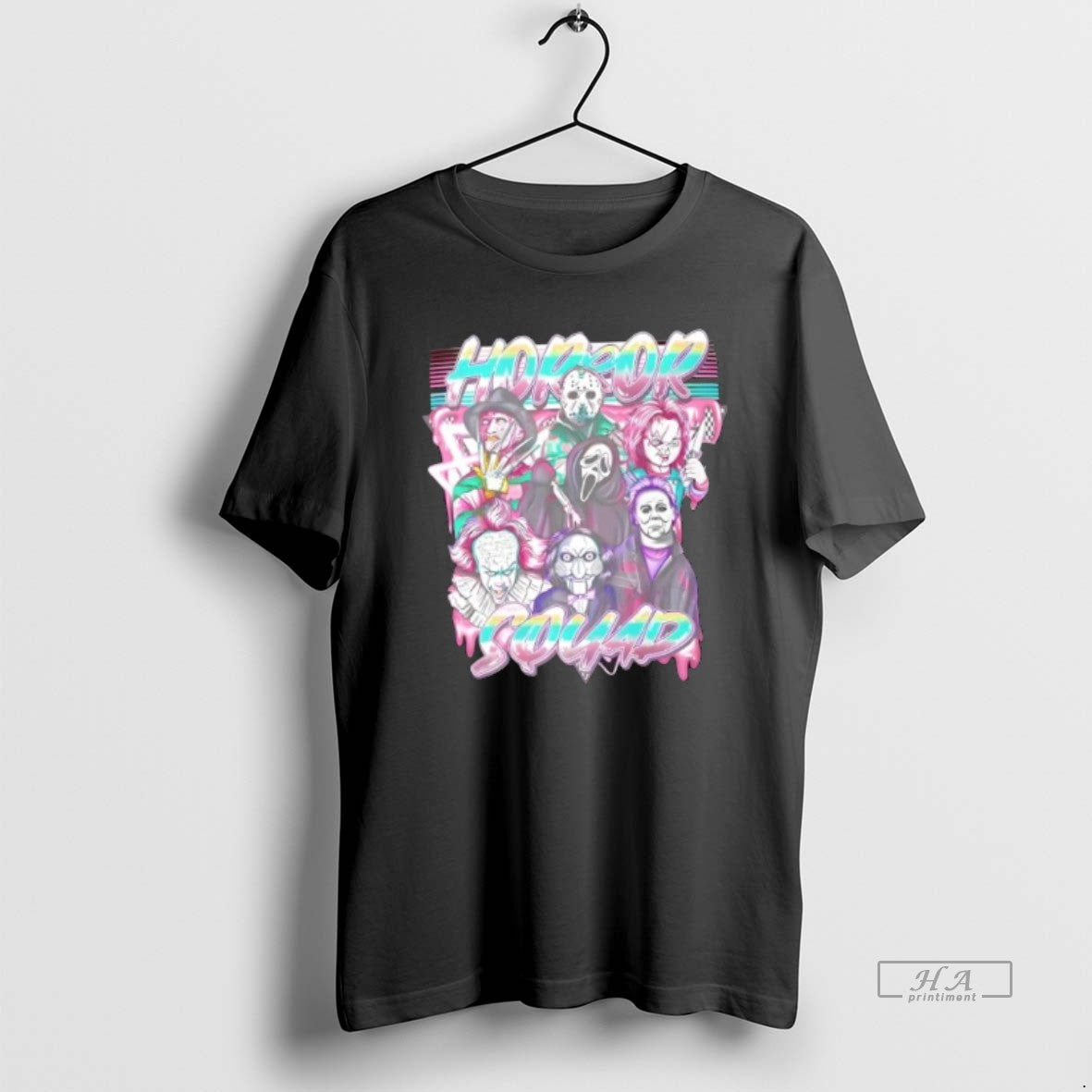 Trendy Horror Movies Halloween Squad Killer Crew - Adult & Kids T-Shirts, Sweatshirts & Hoodies apparel design preview 1