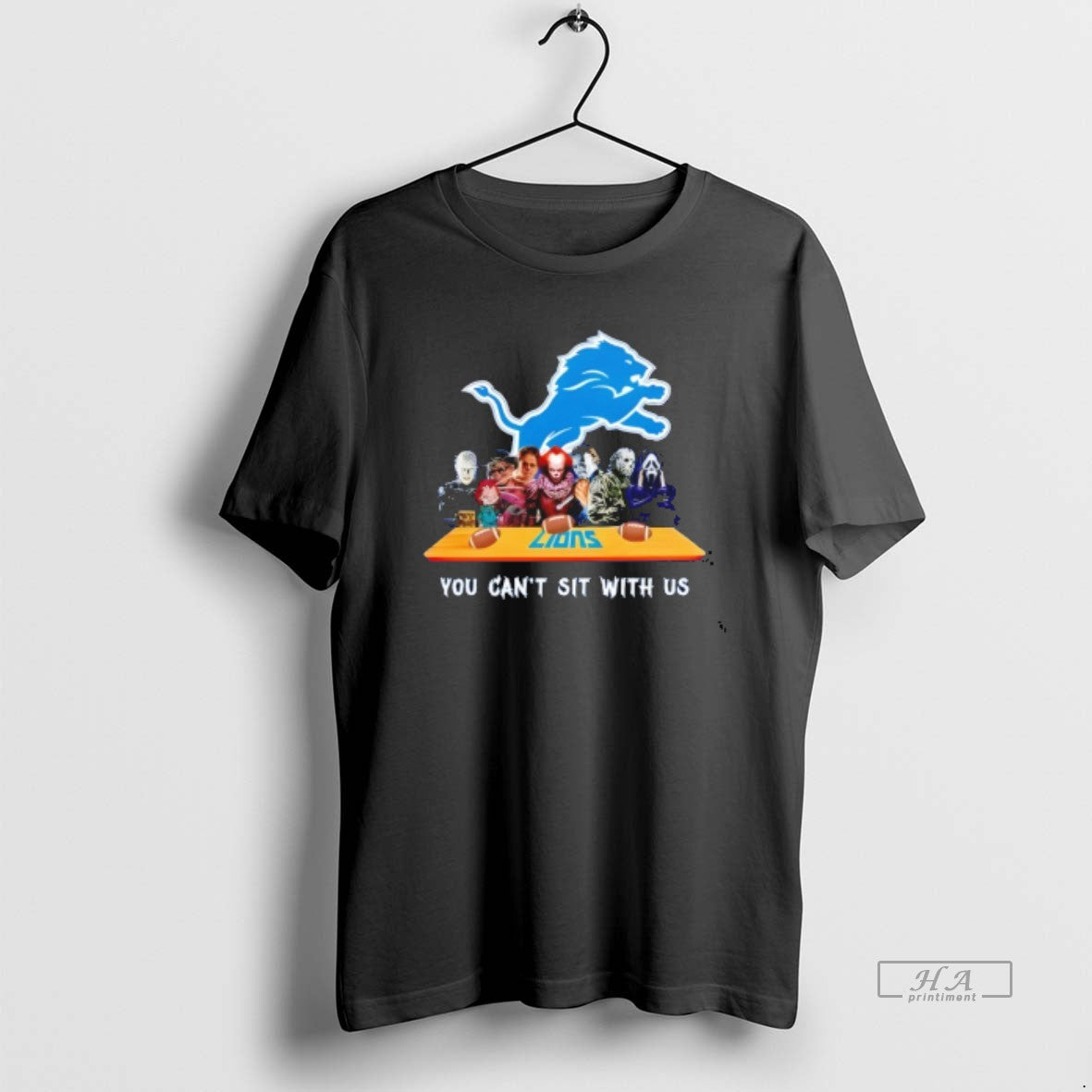 Trendy Horror Movie Characters You Cant Sit With Us - Adult & Kids T-Shirts, Sweatshirts & Hoodies apparel design preview 1