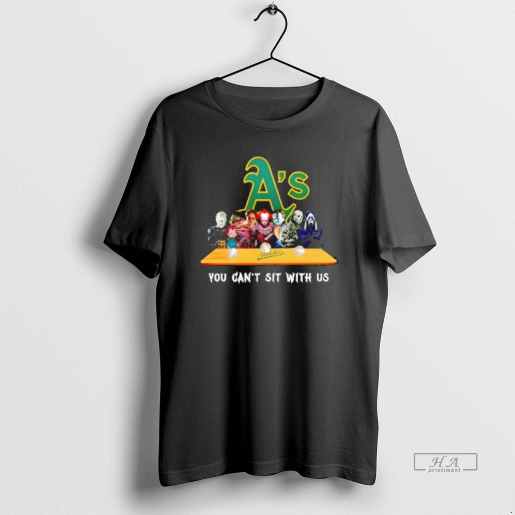 Trendy Horror Movie Characters You Cant Sit With Us - Adult & Kids T-Shirts, Sweatshirts & Hoodies apparel design preview 1