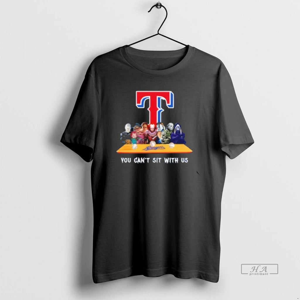 Trendy Horror Movie Characters You Cant Sit With Us - Adult & Kids T-Shirts, Sweatshirts & Hoodies apparel design preview 1