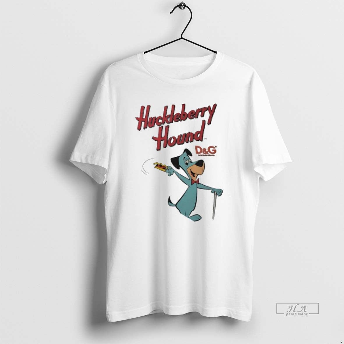 Trendy Huckleberry Hound X Dg Logo - Adult & Kids T-Shirts, Sweatshirts & Hoodies apparel design preview 1