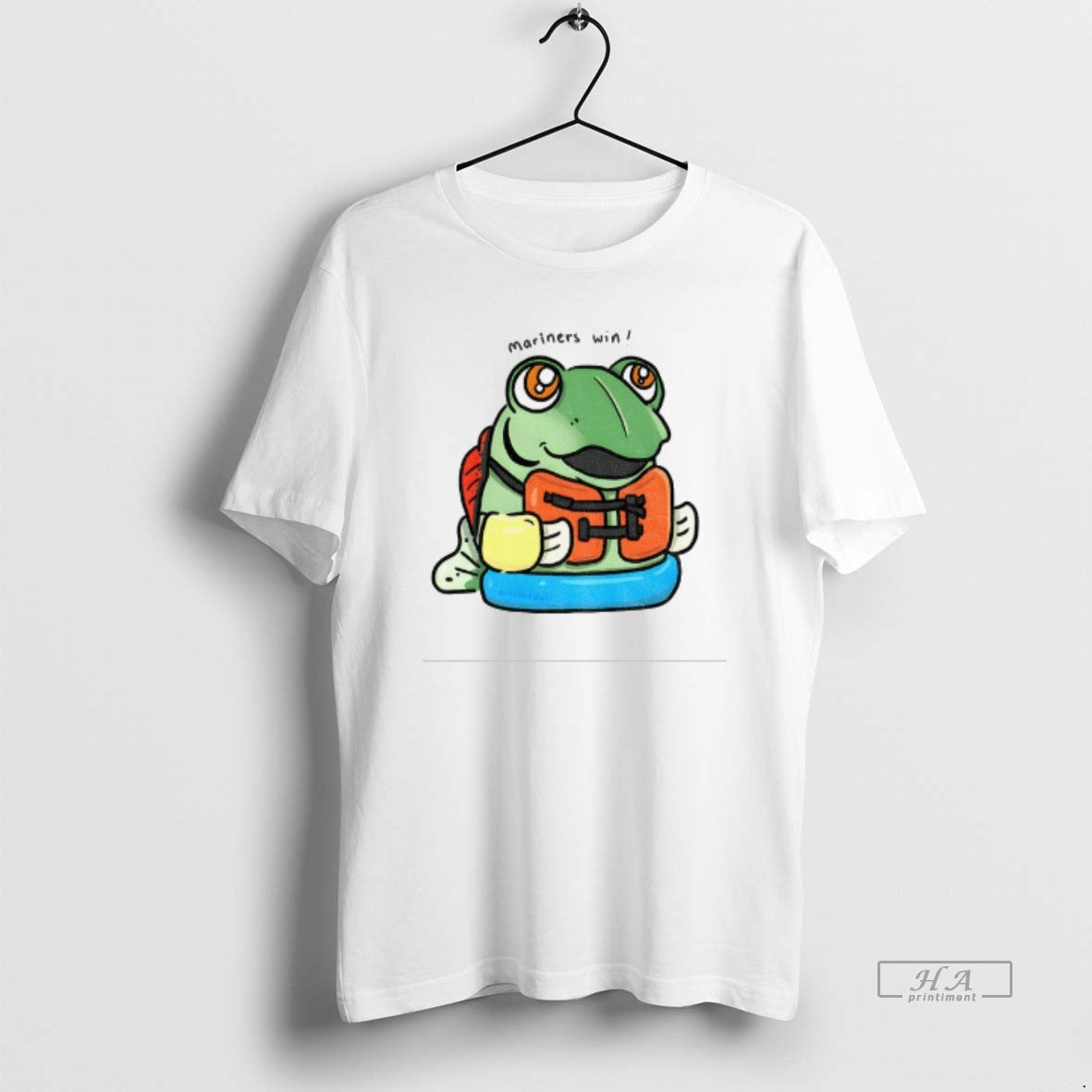 Trendy Humpy Salmon Mariners Win Seattle Mlb Baseball - Adult & Kids T-Shirts, Sweatshirts & Hoodies apparel design preview 1