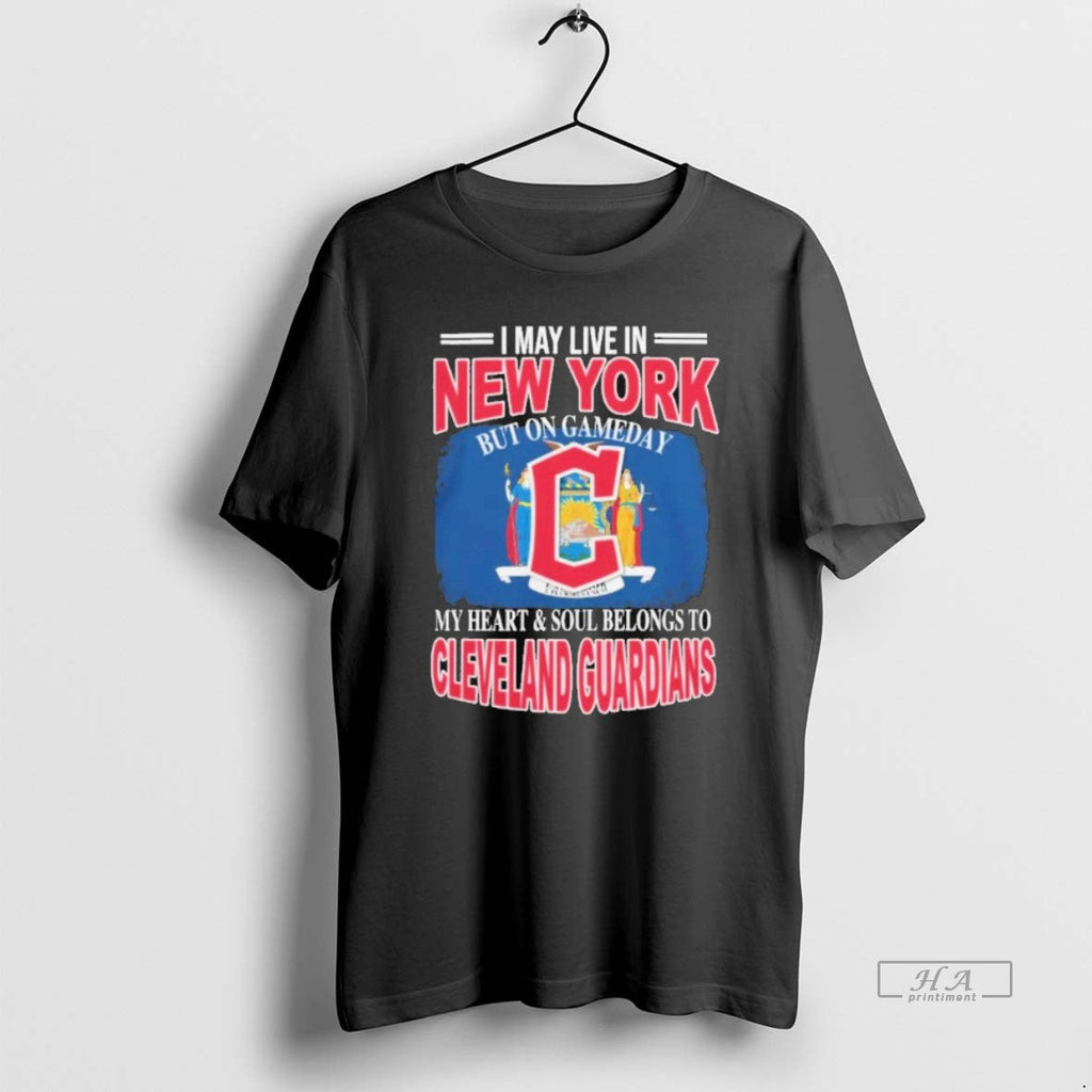 Trendy I May Live In New York But On Gameday My Heart - Adult & Kids T-Shirts, Sweatshirts & Hoodies apparel design preview 1