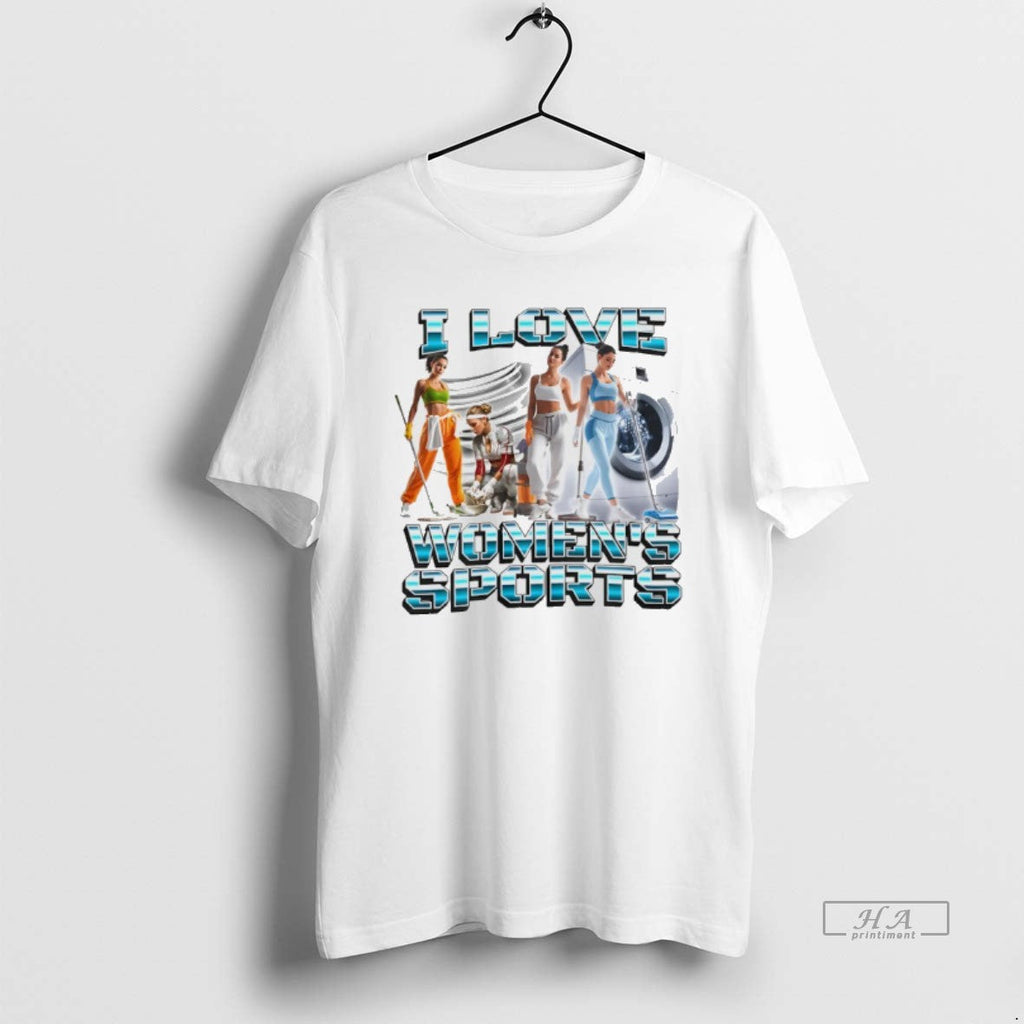 Trendy I Love Womens Sports Housework - Adult & Kids T-Shirts, Sweatshirts & Hoodies apparel design preview 1