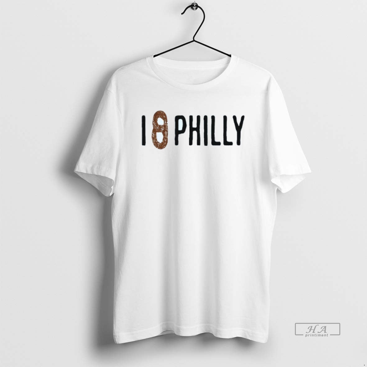 Trendy I Pretzel Philly Game Day Mens White - Adult & Kids T-Shirts, Sweatshirts & Hoodies apparel design preview 1