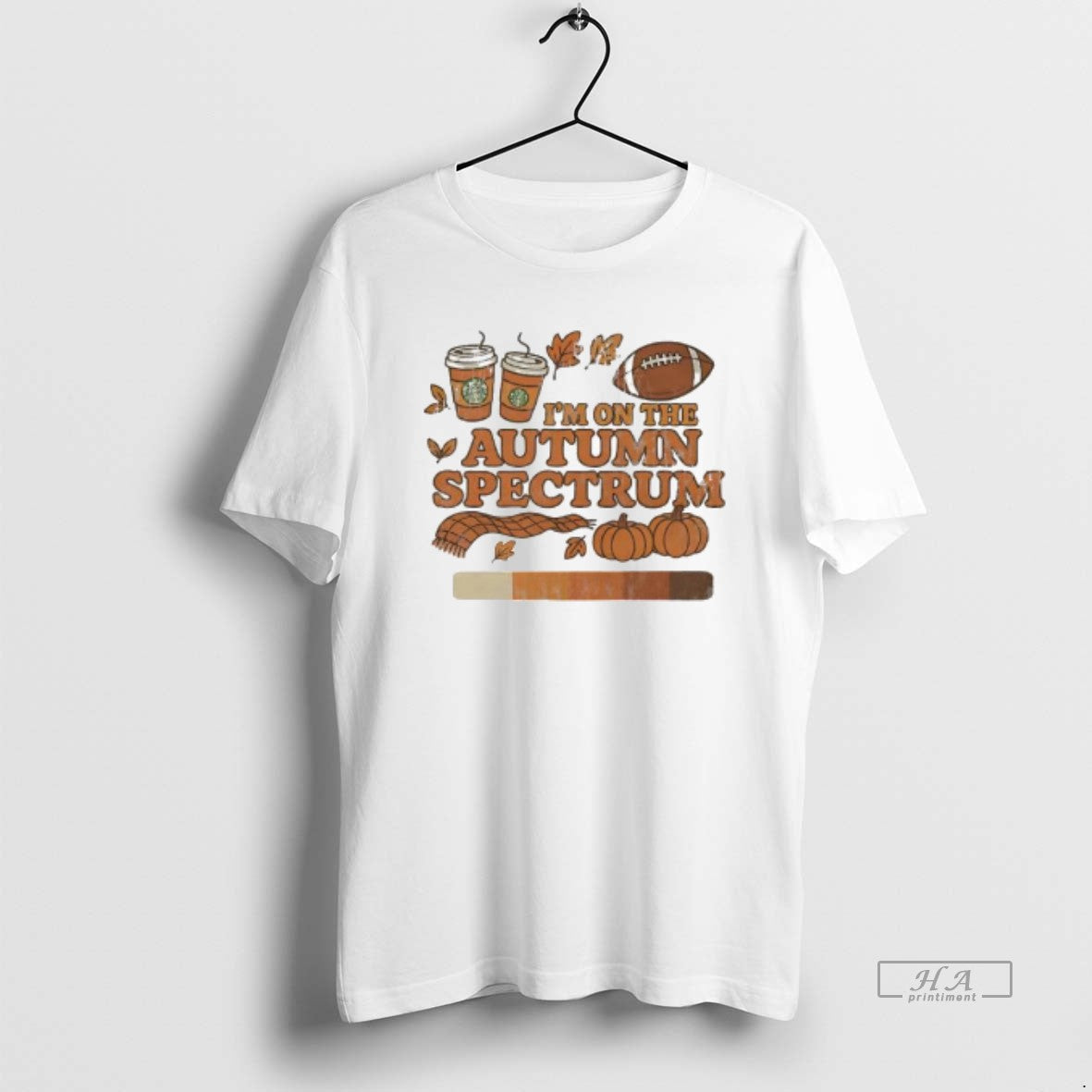 Trendy Im On The Autumn Spectrum - Adult & Kids T-Shirts, Sweatshirts & Hoodies apparel design preview 1
