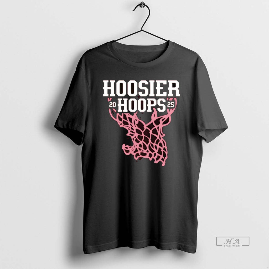 Trendy Indiana Basketball Hoosier Hoops 2025 - Adult & Kids T-Shirts, Sweatshirts & Hoodies apparel design preview 1