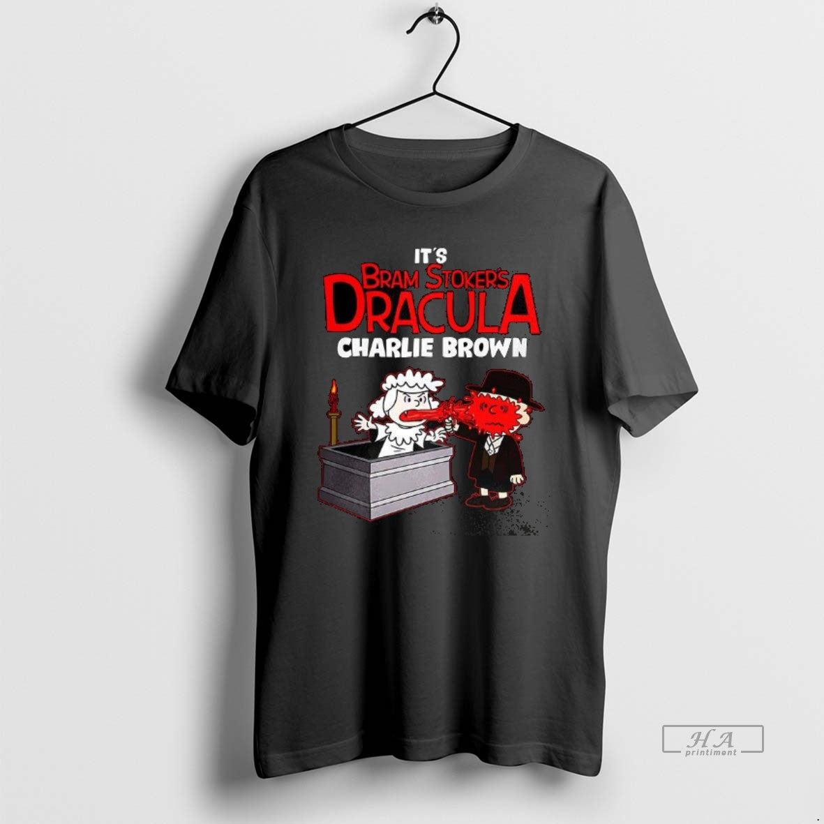 Trendy Its Bram Stokers Dracula Charlie Browns - Adult & Kids T-Shirts, Sweatshirts & Hoodies apparel design preview 1