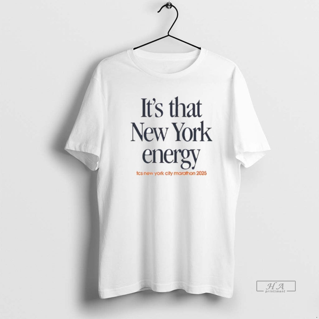 Trendy Its That New York Energy Marathon - Adult & Kids T-Shirts, Sweatshirts & Hoodies apparel design preview 1