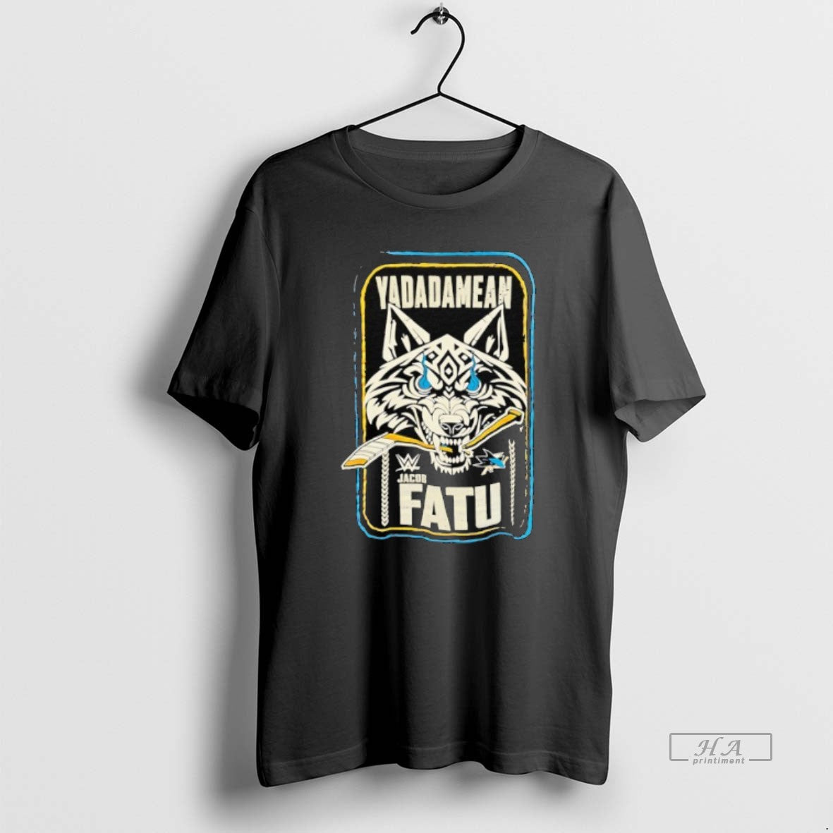 Trendy Jacob Fatu X San Jose Sharks Yadadamean - Adult & Kids T-Shirts, Sweatshirts & Hoodies apparel design preview 1