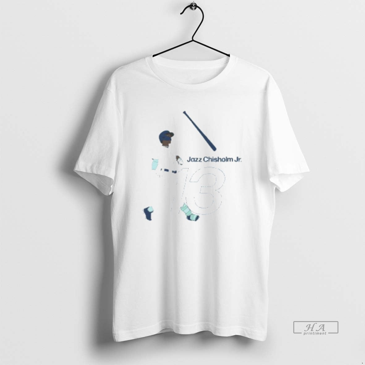 Trendy Jazz Bat Flip Chisholm Jr New York Yankees No - Adult & Kids T-Shirts, Sweatshirts & Hoodies apparel design preview 1