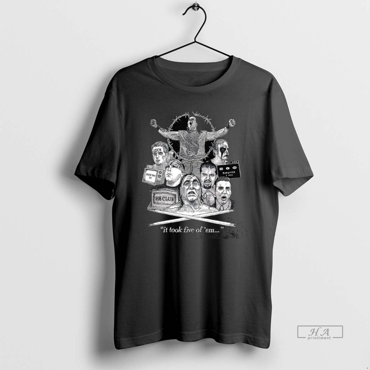 Trendy Jeezus Welcome To Smyrna Delaware It Took Five - Adult & Kids T-Shirts, Sweatshirts & Hoodies apparel design preview 1