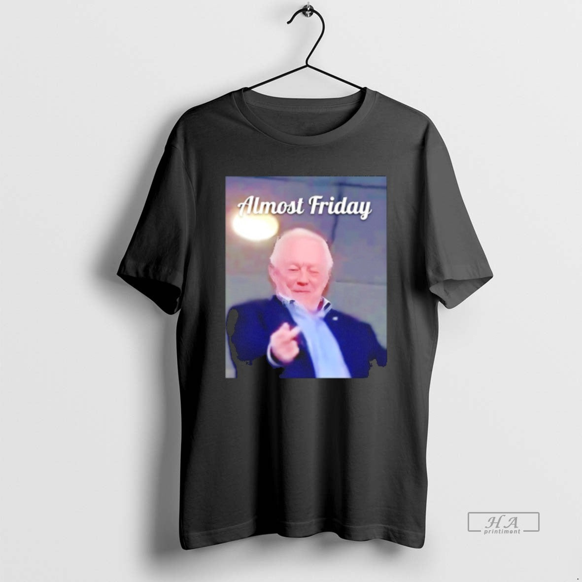 Trendy Jerry Jones Almost Friday Photo - Adult & Kids T-Shirts, Sweatshirts & Hoodies apparel design preview 1