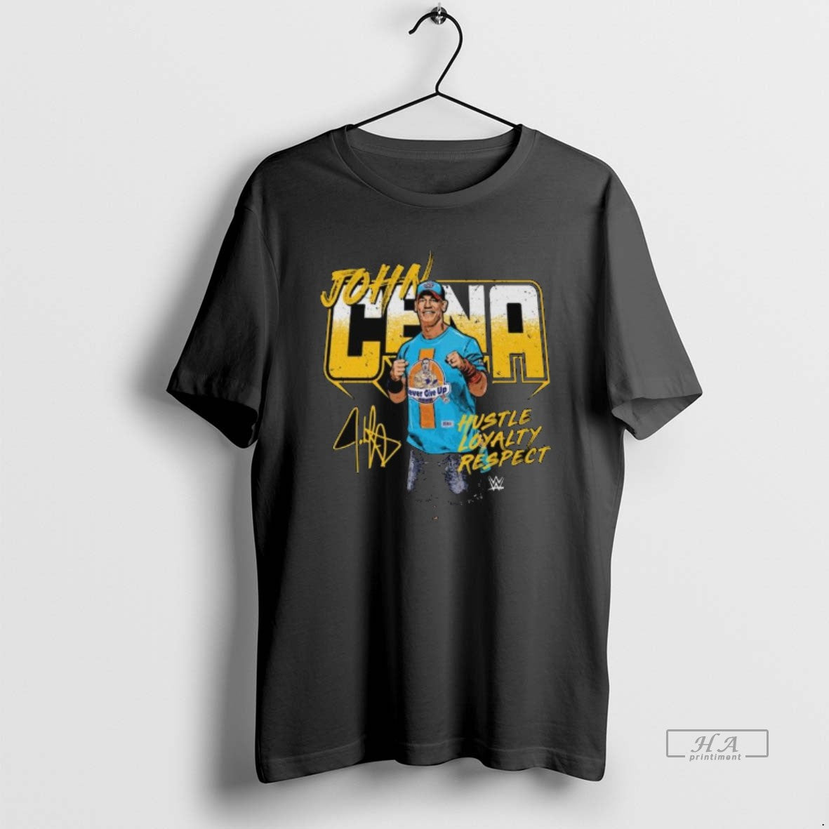 Trendy John Cena Hustle Loyalty Respect Marker Long - Adult & Kids T-Shirts, Sweatshirts & Hoodies apparel design preview 1