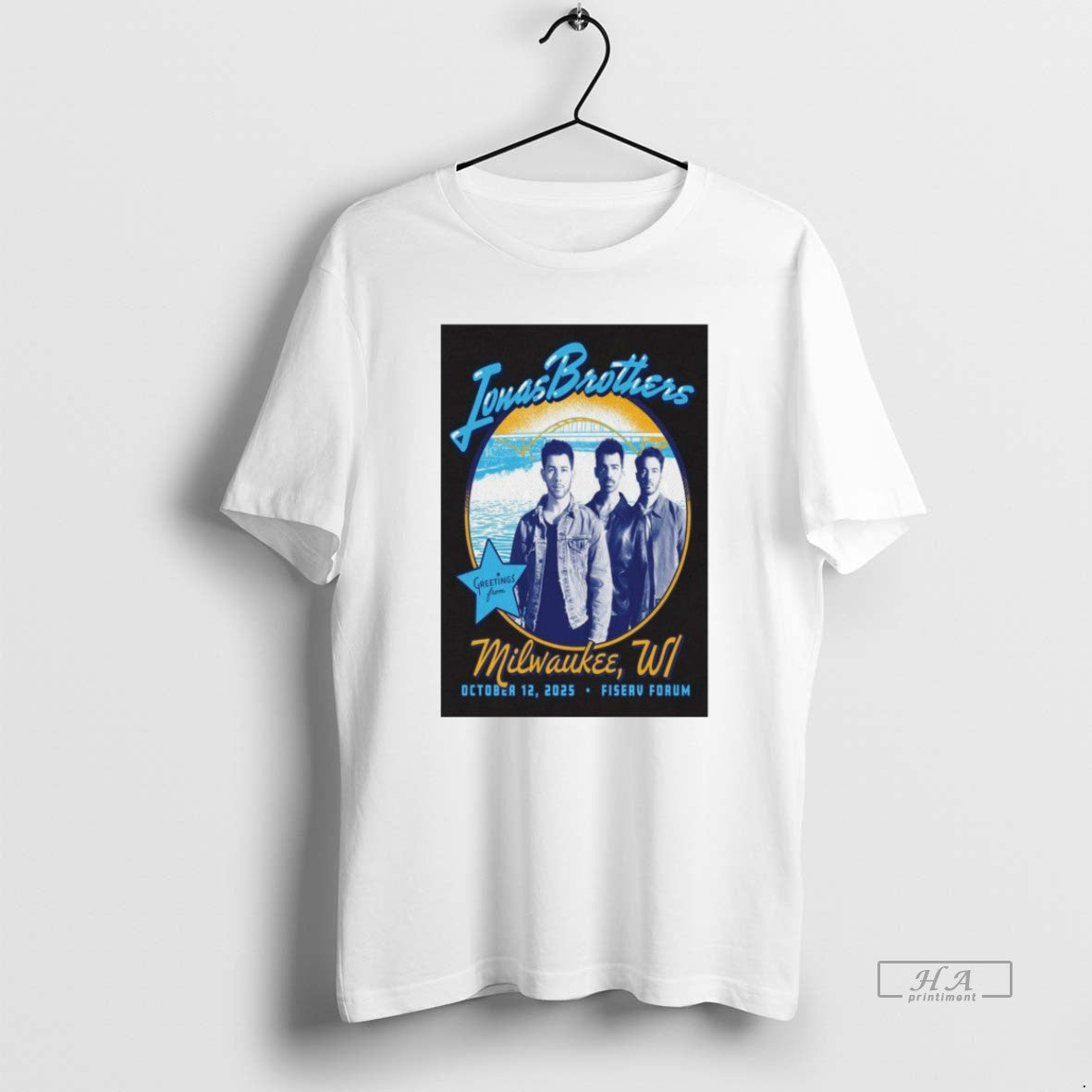 Trendy Jonas Brothers October 12 2025 Fiserv Forum - Adult & Kids T-Shirts, Sweatshirts & Hoodies apparel design preview 1