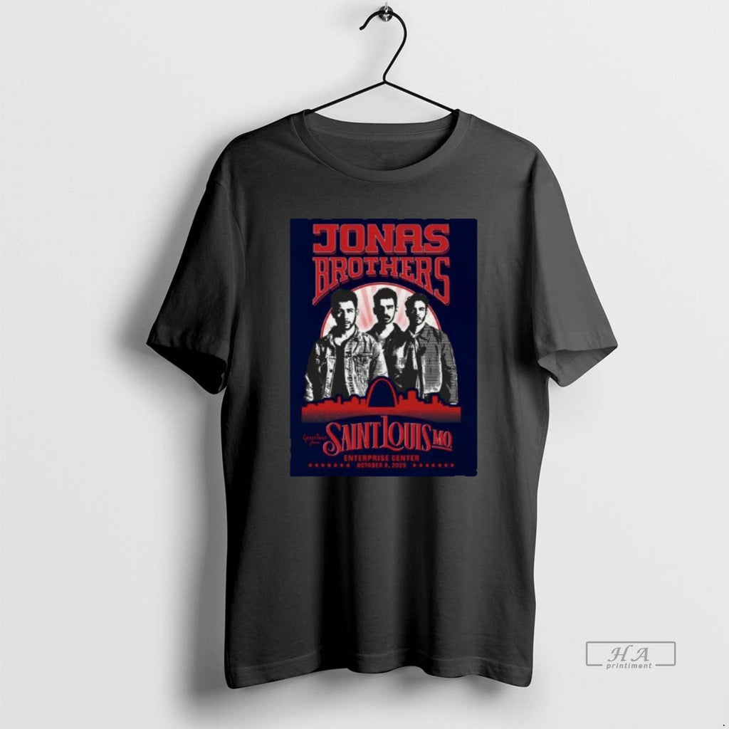 Trendy Jonas Brothers October 12 2025 Saint Louis Mo - Adult & Kids T-Shirts, Sweatshirts & Hoodies apparel design preview 1