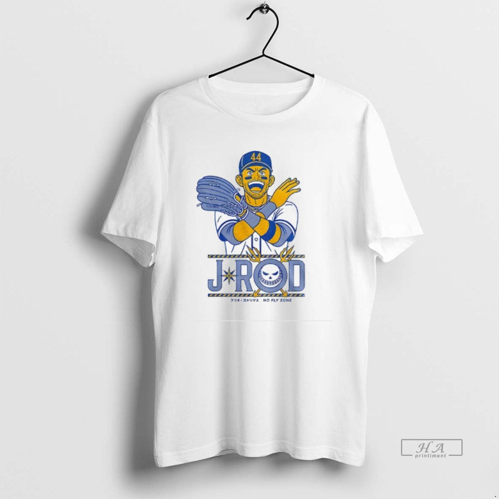 Trendy Julio Rodriguez Seattle Mariners Mlb Baseball - Adult & Kids T-Shirts, Sweatshirts & Hoodies apparel design preview 1