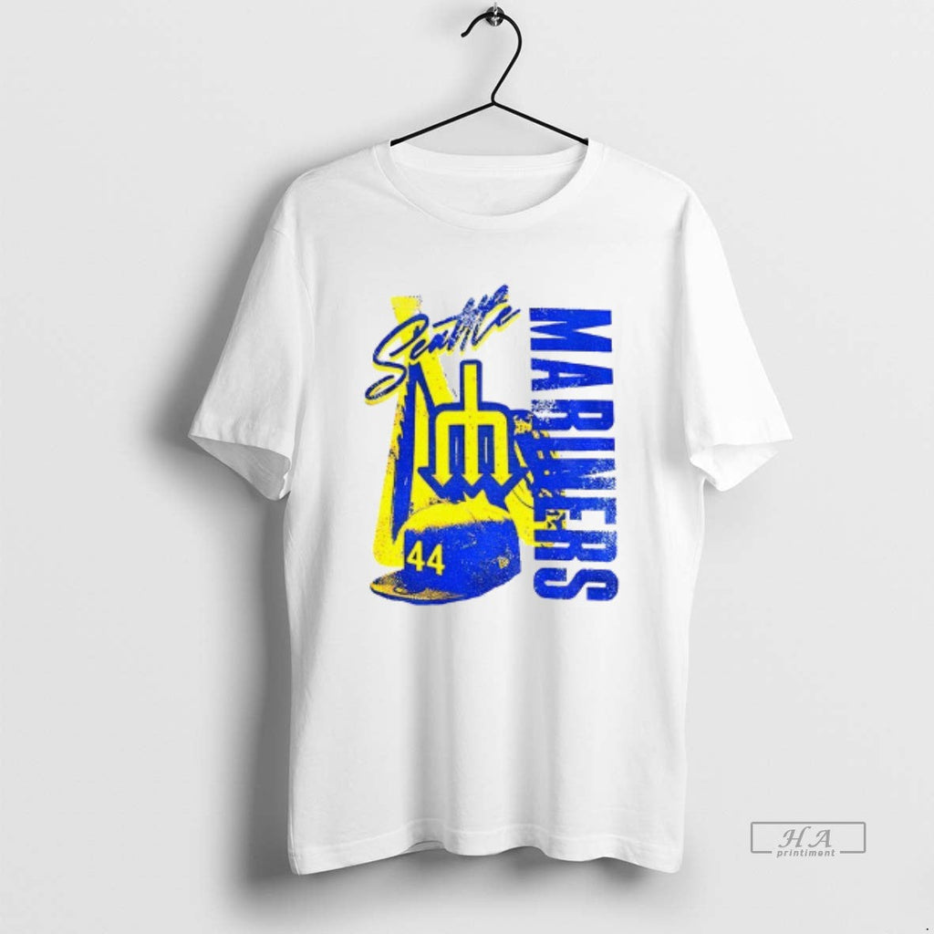 Trendy Julio Rodriguez Seattle Mariners Tridents Down - Adult & Kids T-Shirts, Sweatshirts & Hoodies apparel design preview 1
