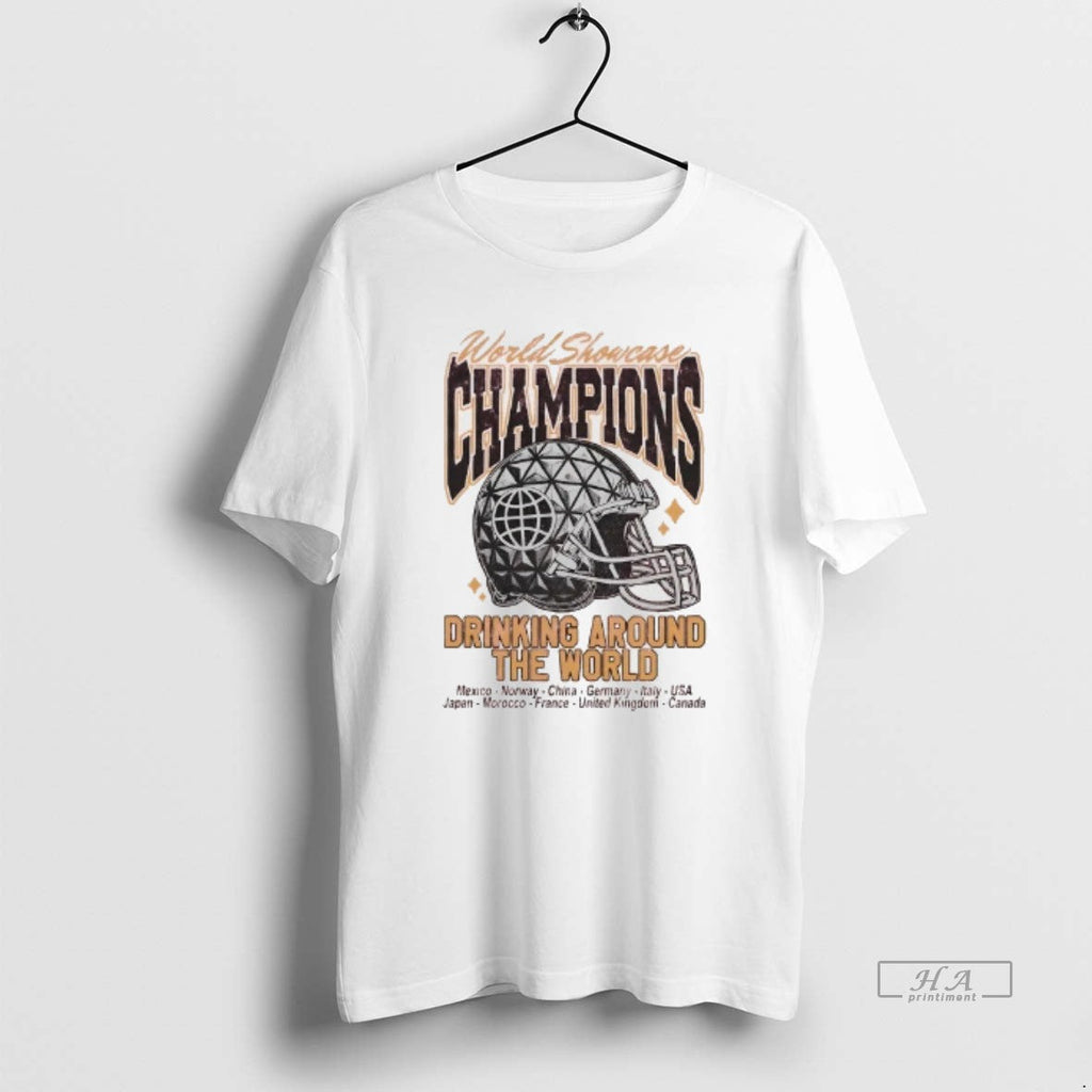 Trendy Kc Variant World Showcase Champions Drinking - Adult & Kids T-Shirts, Sweatshirts & Hoodies apparel design preview 1