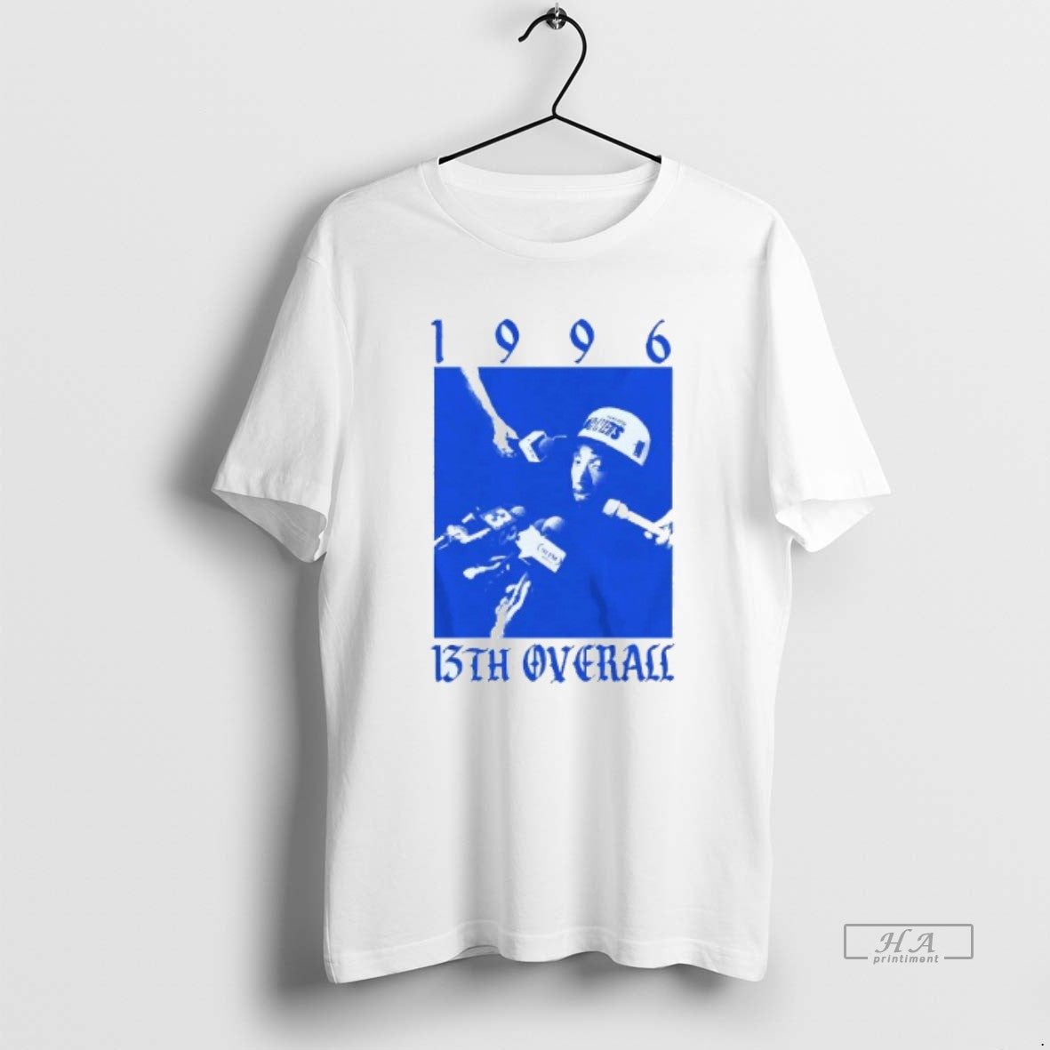 Trendy Kobe Bryant 1996 Press Conference 13th Overall - Adult & Kids T-Shirts, Sweatshirts & Hoodies apparel design preview 1