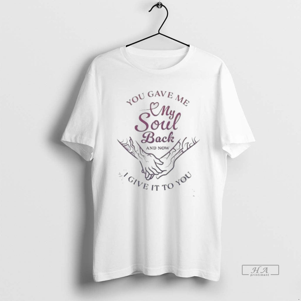 Trendy Kpop Demon Hunters You Gave Me My Soul Back - Adult & Kids T-Shirts, Sweatshirts & Hoodies apparel design preview 1