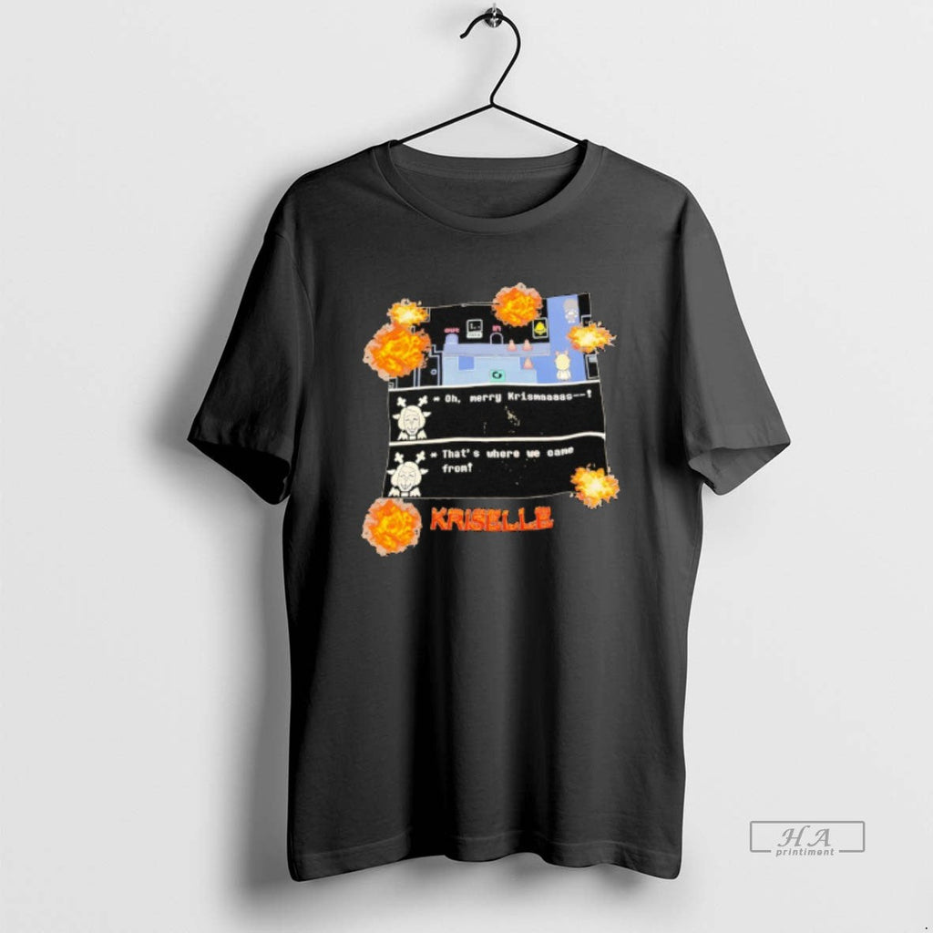 Trendy Kriselle Oh Merry Krismaaaas Thats Where We - Adult & Kids T-Shirts, Sweatshirts & Hoodies apparel design preview 1