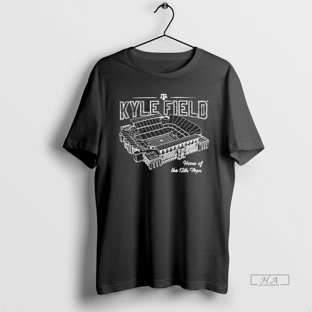 Trendy Kyle Field Stadium Home O The 12th Man Texas - Adult & Kids T-Shirts, Sweatshirts & Hoodies apparel design preview 1