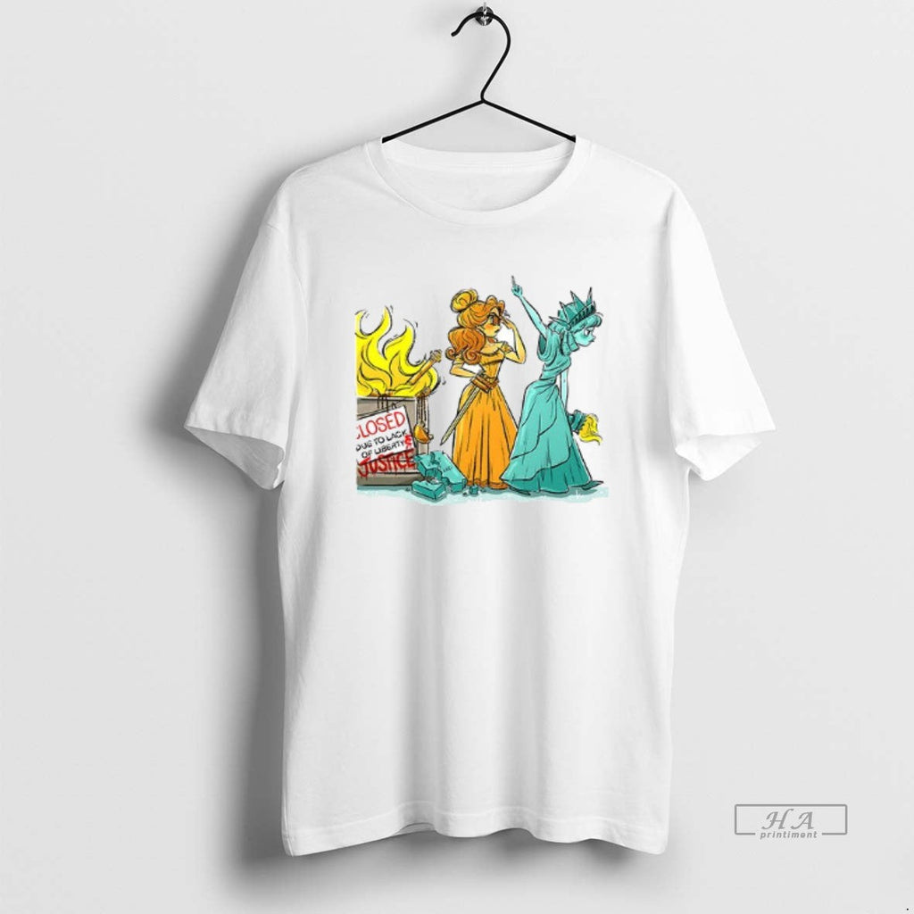 Trendy Lady Liberty Close Due To Lack Of Ceramic And - Adult & Kids T-Shirts, Sweatshirts & Hoodies apparel design preview 1