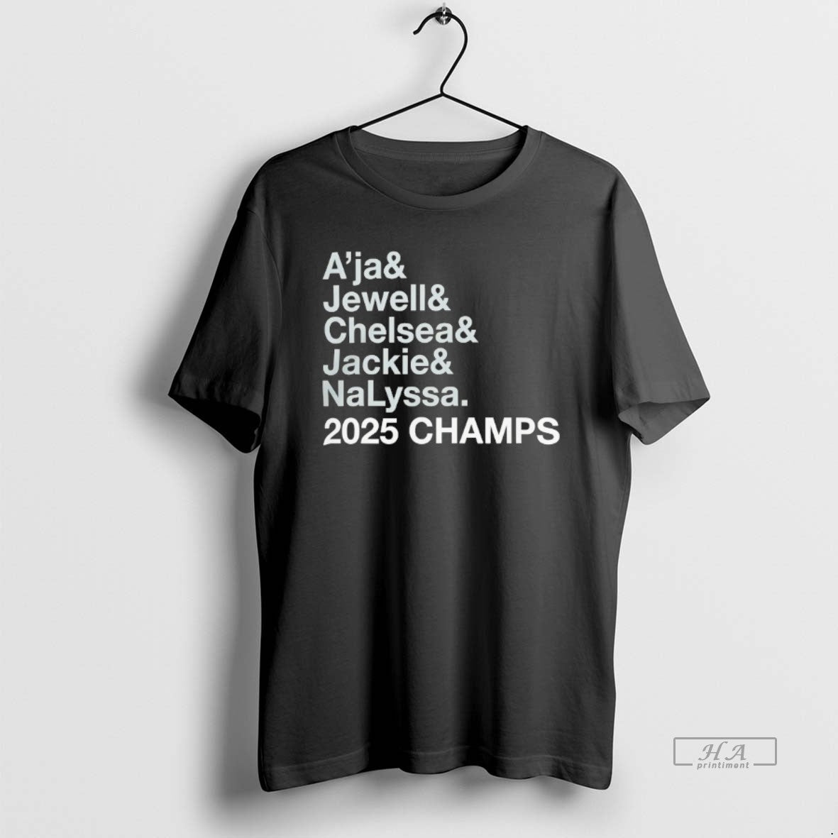 Trendy Las Vegas Aces Aja Jewell Chelsea Jackie - Adult & Kids T-Shirts, Sweatshirts & Hoodies apparel design preview 1