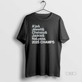 Trendy Las Vegas Aces Ampersand 2025 Champs Player - Adult & Kids T-Shirts, Sweatshirts & Hoodies apparel design preview 1