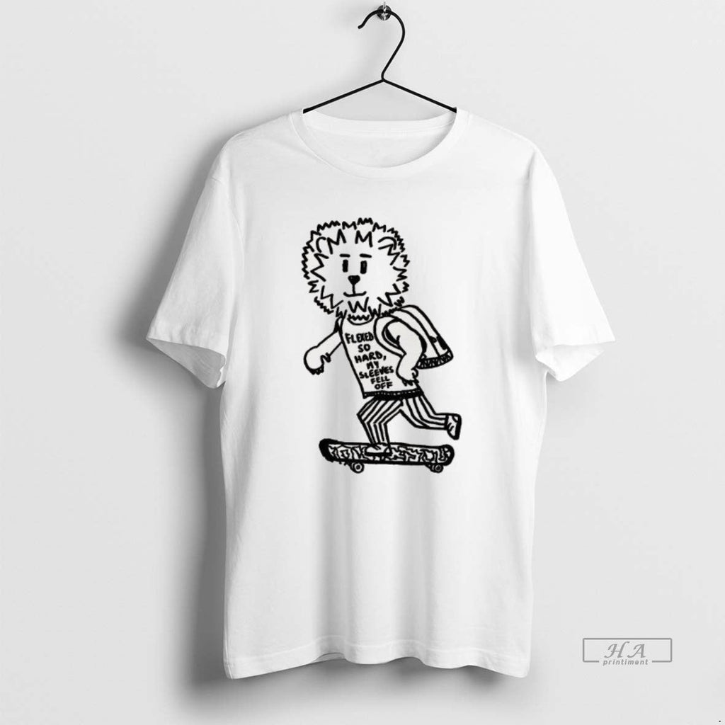Trendy Leo Zodiac Lion On Skateboard - Adult & Kids T-Shirts, Sweatshirts & Hoodies apparel design preview 1